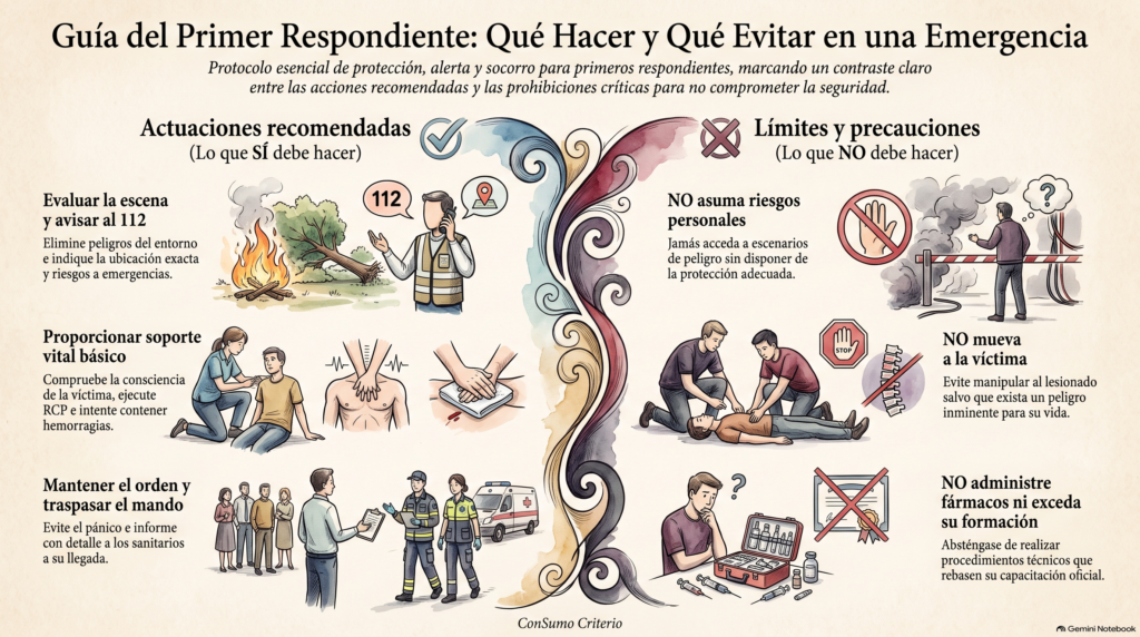 Guía de actuación primer respondiente